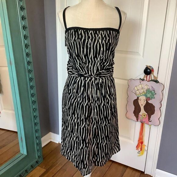 Dresses & Skirts - Ann Taylor Loft Striped Dress Size 16 - Elegant & Stylish